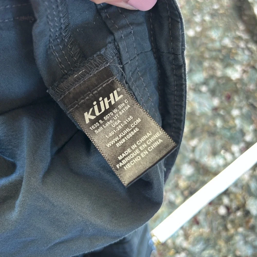 Kuhl Splash Roll Up Pants in Metal Blue. EUC. UPF 50. Quick dry. Hiking. - Picture 13 of 16